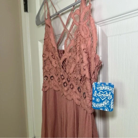Free People Adella Lace Slip Dress - Picture 8 of 13